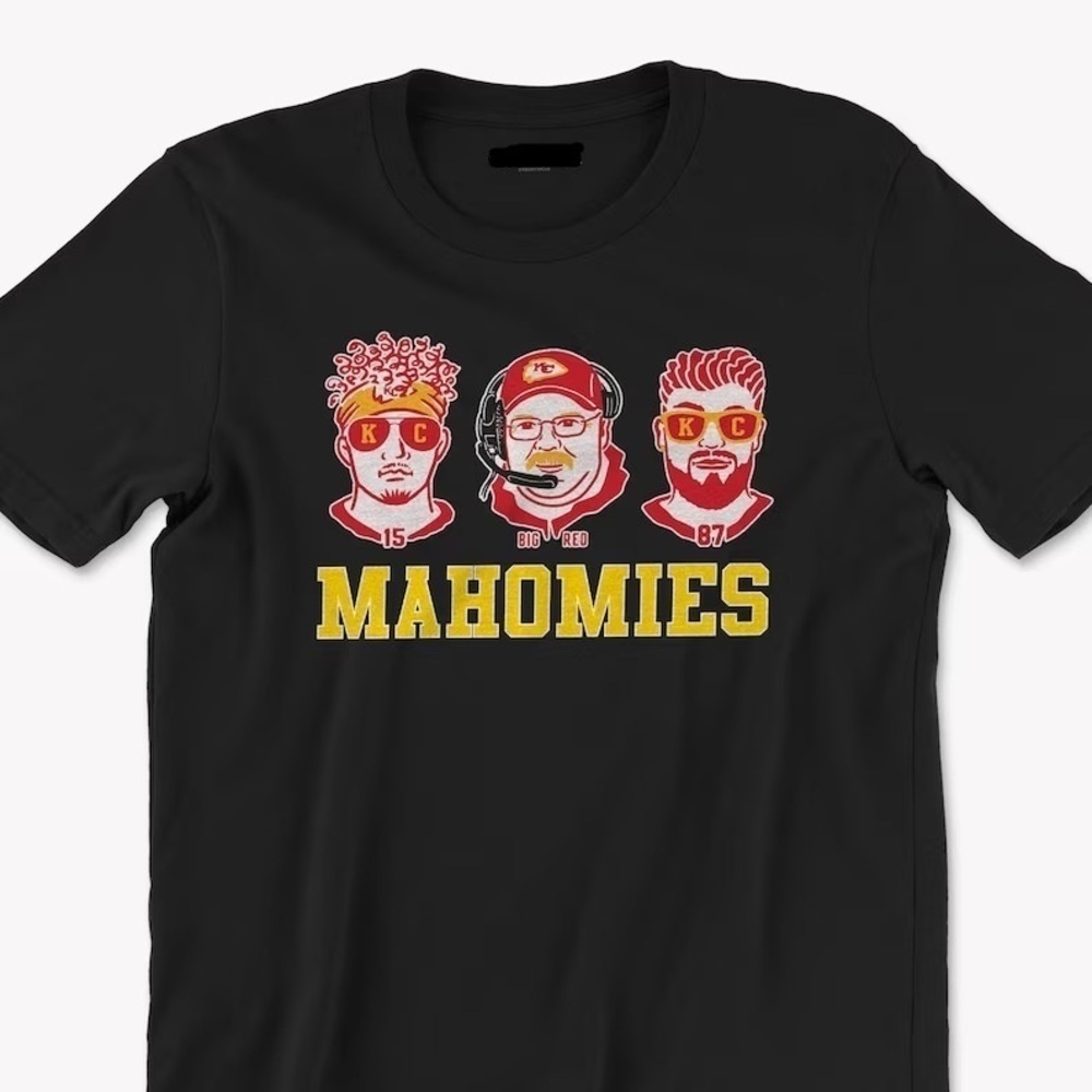 Mahomies Kc Football Shirt Funny Mahomes Chiefs Tshirt Unisex Tee Shirt